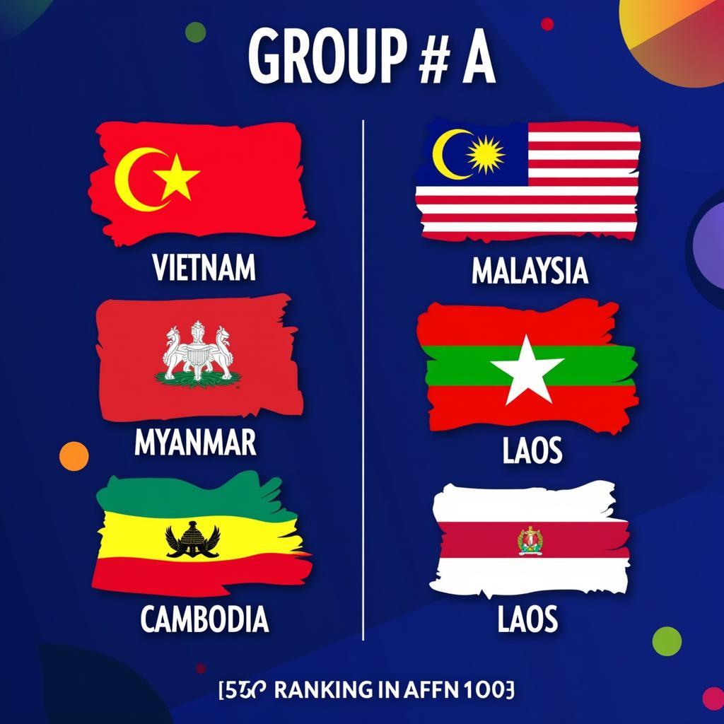 Bảng A AFF Cup 2018: Việt Nam, Malaysia, Myanmar, Campuchia và Lào