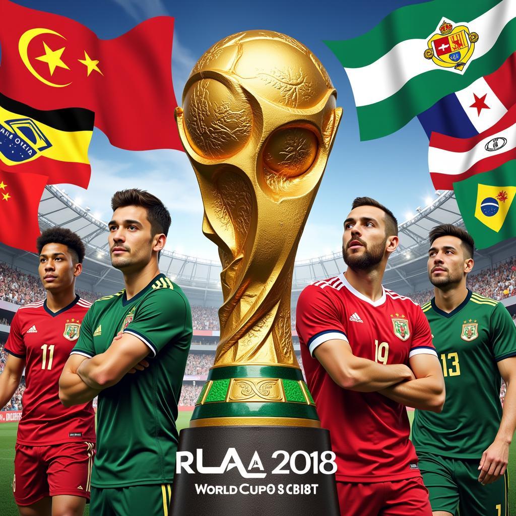 Đại diện của các châu lục khác tại World Cup 2018