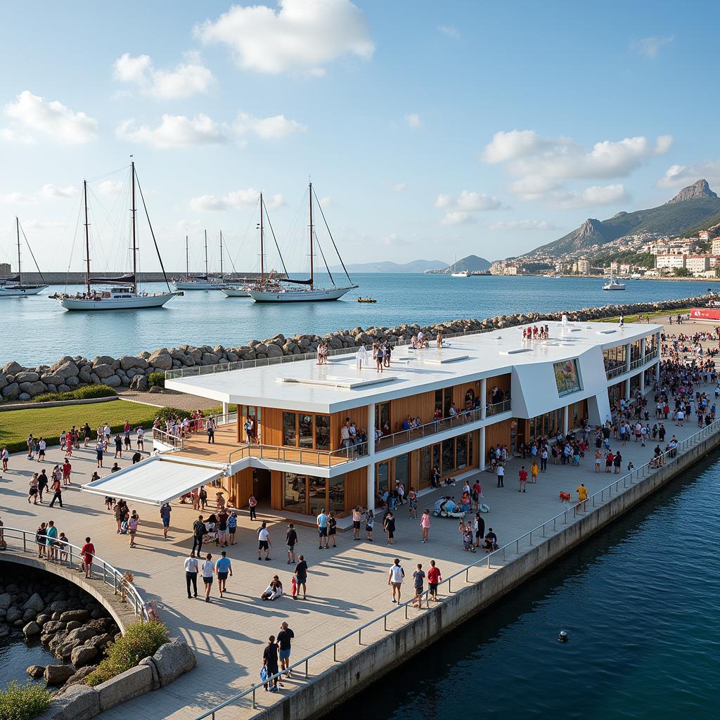 David Chipperfield America's Cup Building trong America's Cup 2007