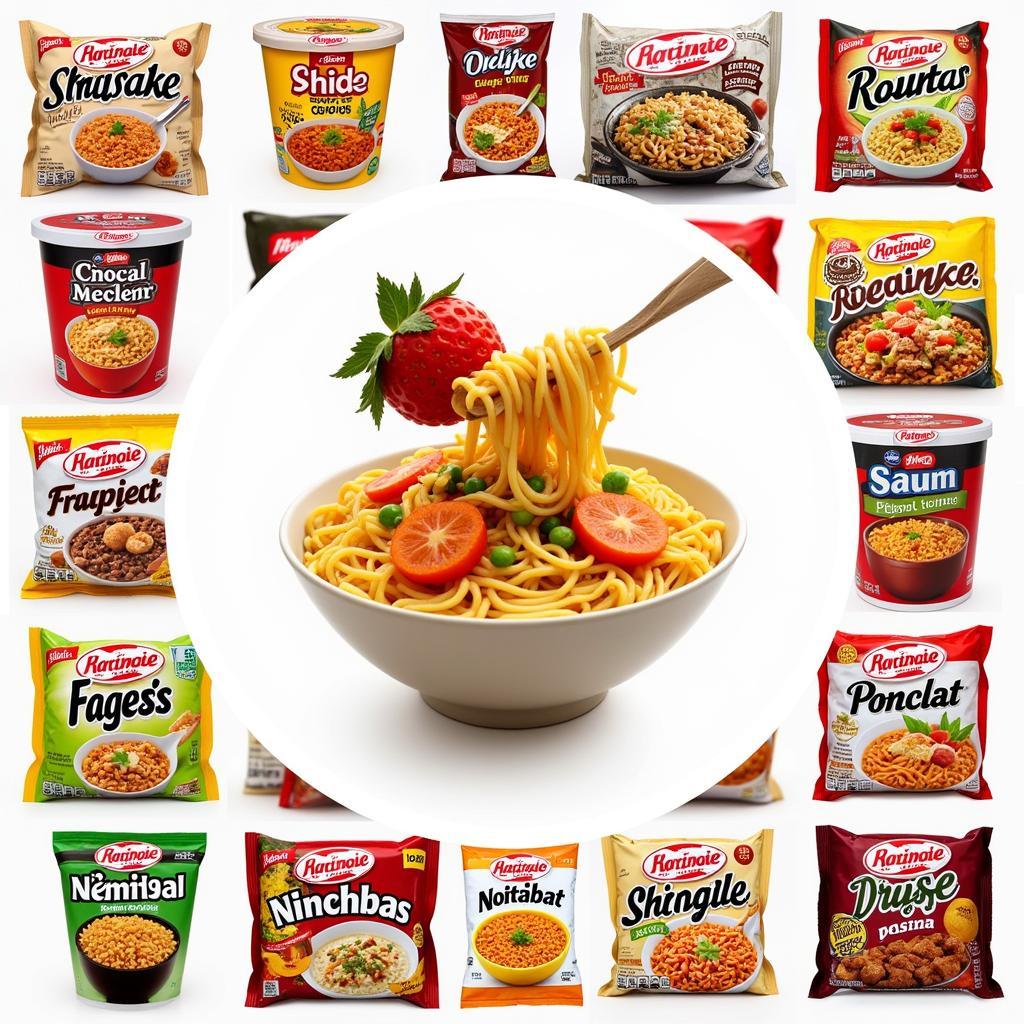 Hương vị Cup Noodles đa dạng