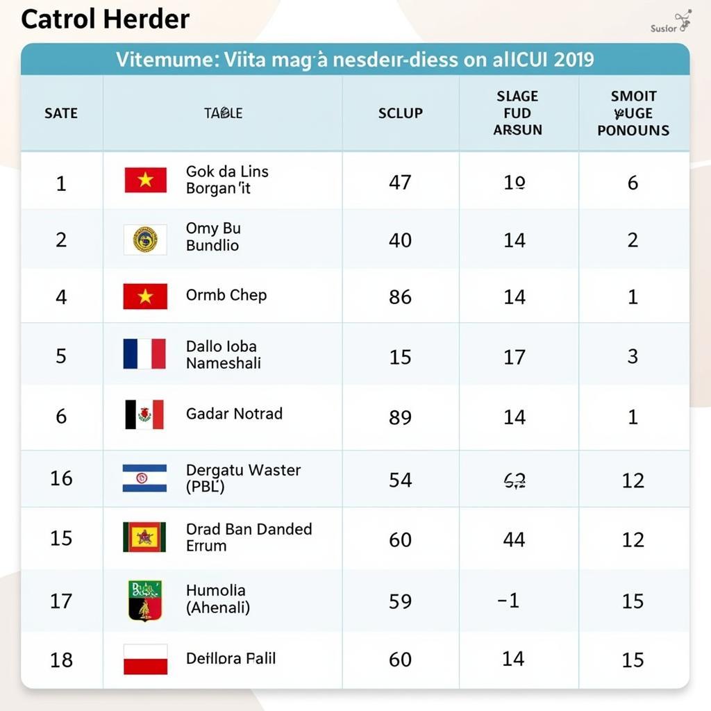 Kết quả lịch thi đấu Asiad Cup 2019