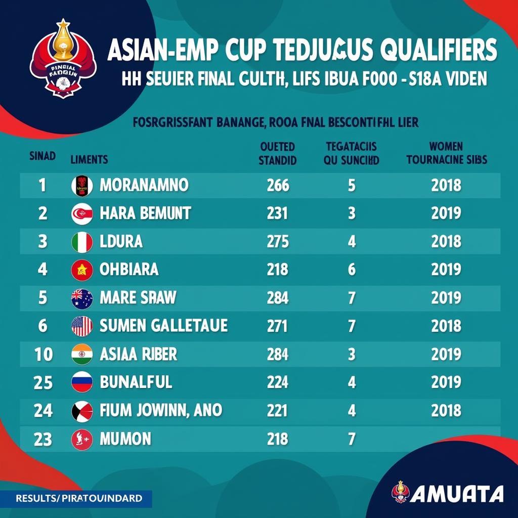 Kết quả vòng loại Asian Cup 2019