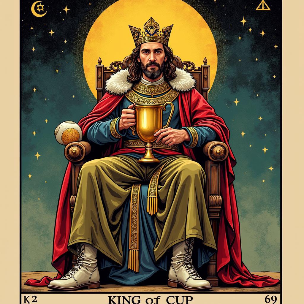 King of Cups tượng trưng cho sự ổn định cảm xúc