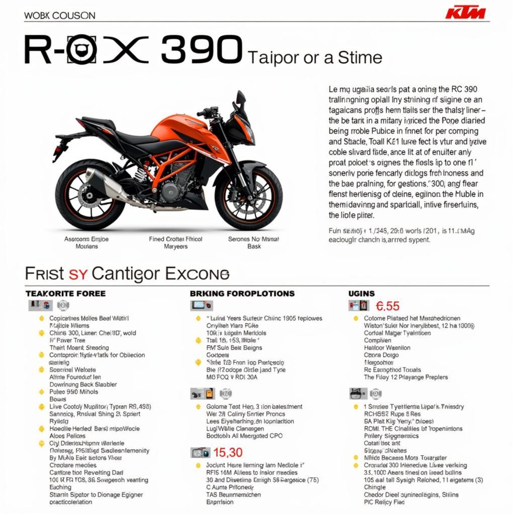 KTM RC 390 technical specifications