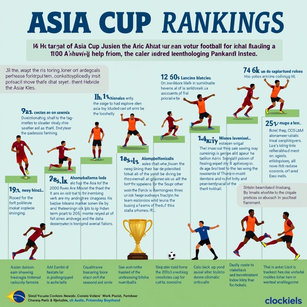 Lịch Sử Bảng Xếp Hạng Asia Cup