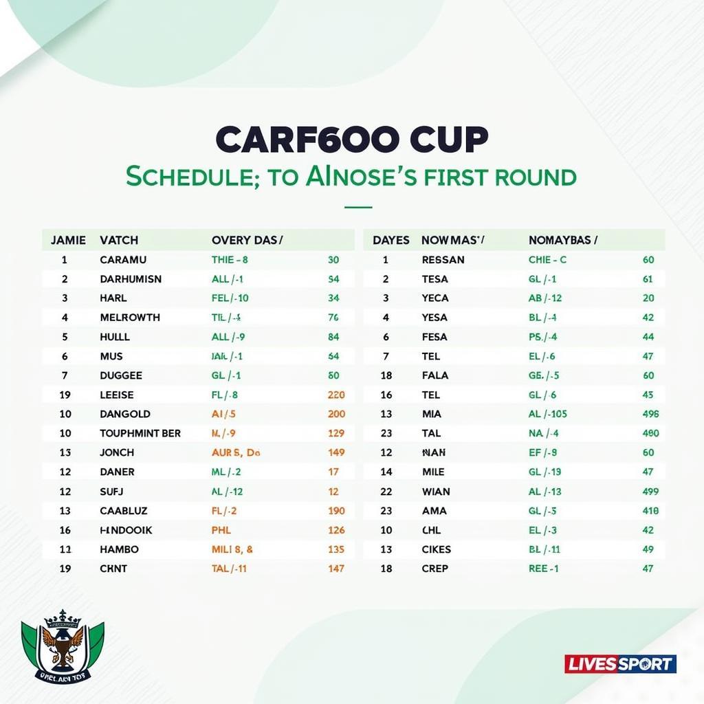 Lịch thi đấu Carabao Cup vòng 1