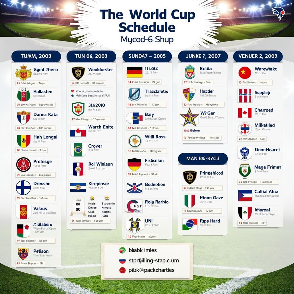 Lịch Thi Đấu World Cup