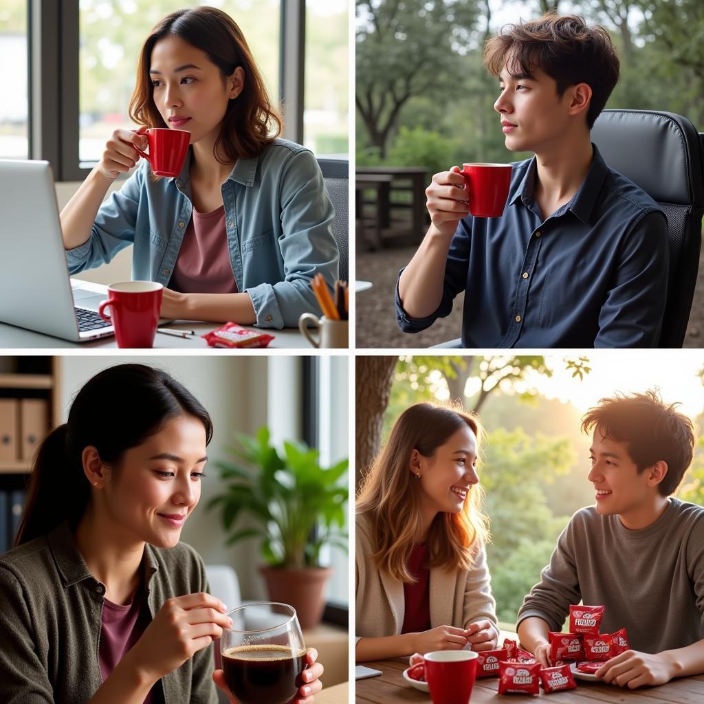 Nescafe Red Cup Gói Sử Dụng