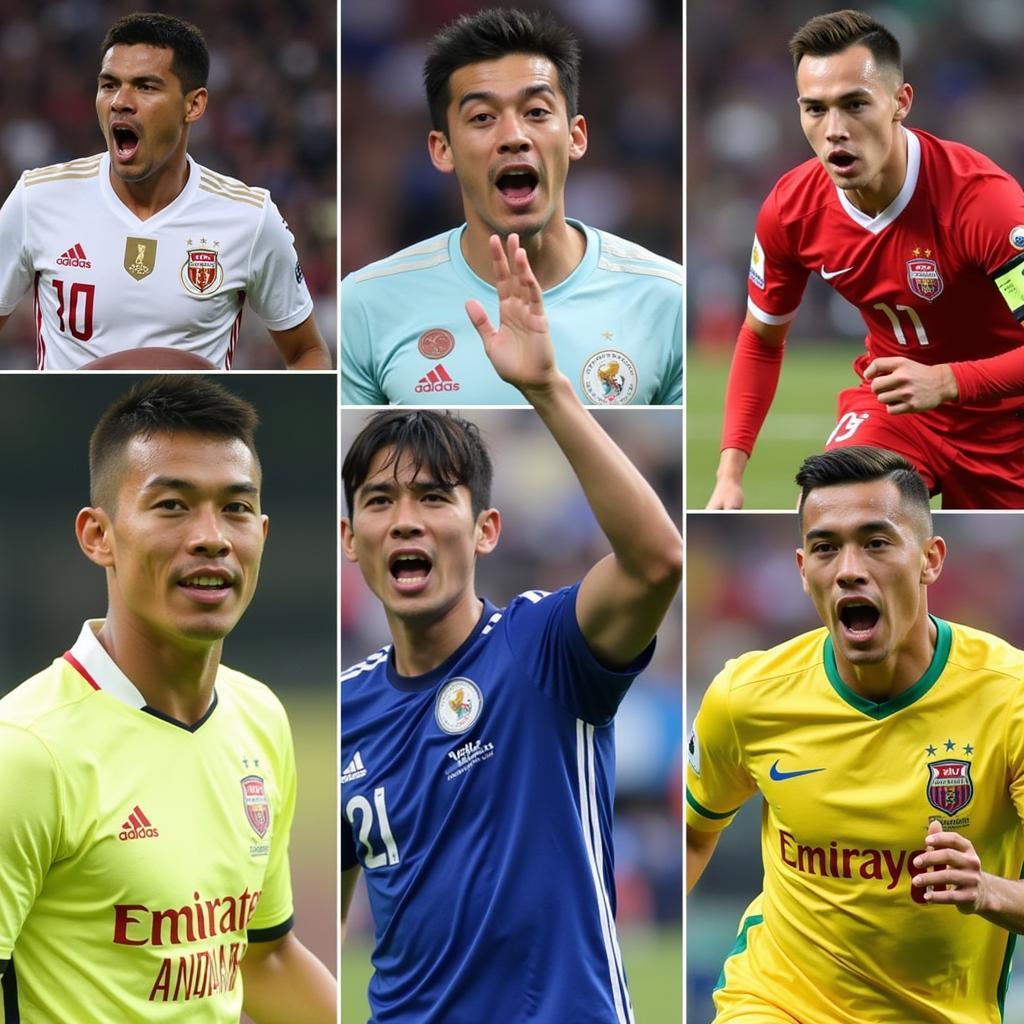 Những ngôi sao tỏa sáng tại Asian Cup 2022: Hình ảnh các cầu thủ xuất sắc nhất giải đấu.