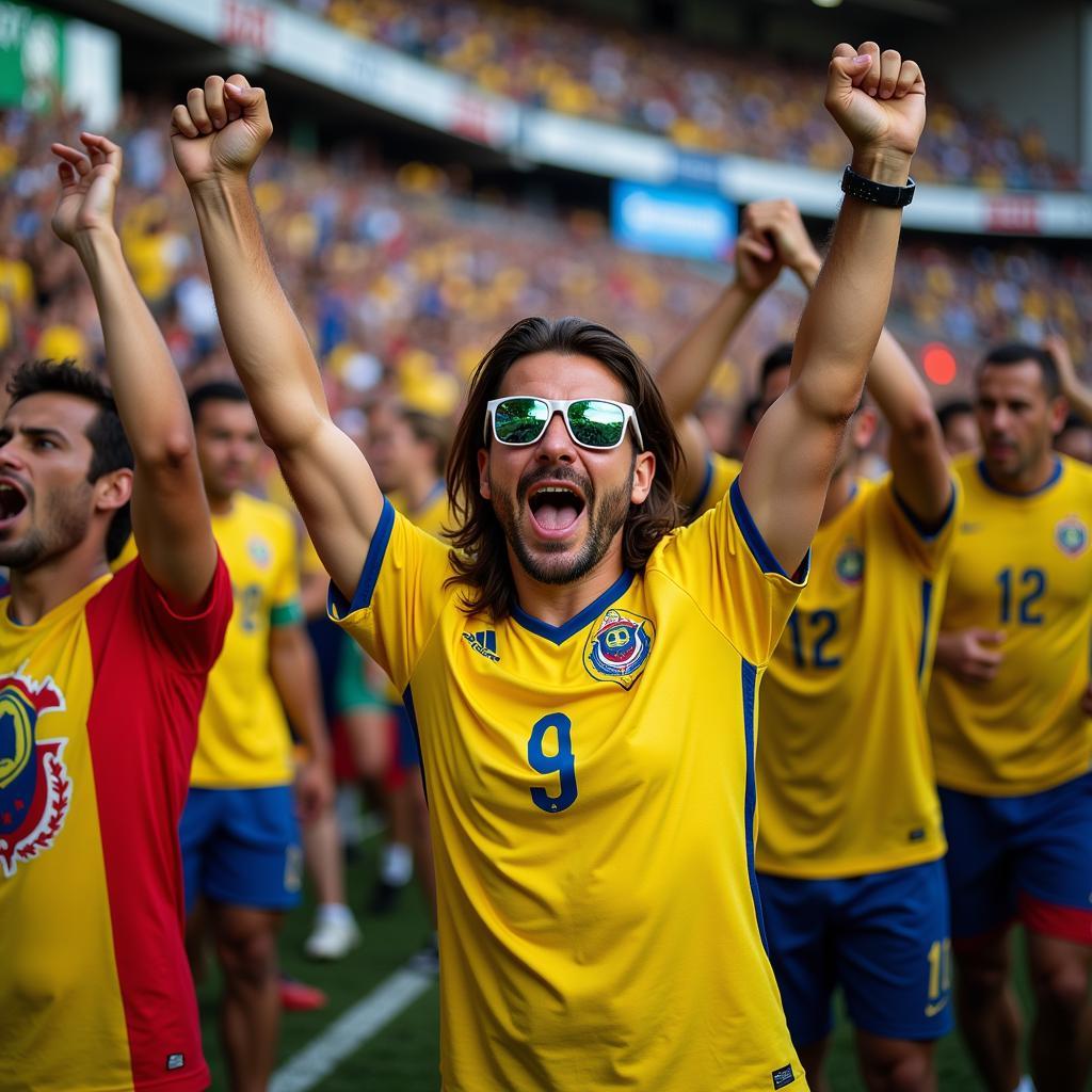 Người hâm mộ Colombia tại World Cup 2018