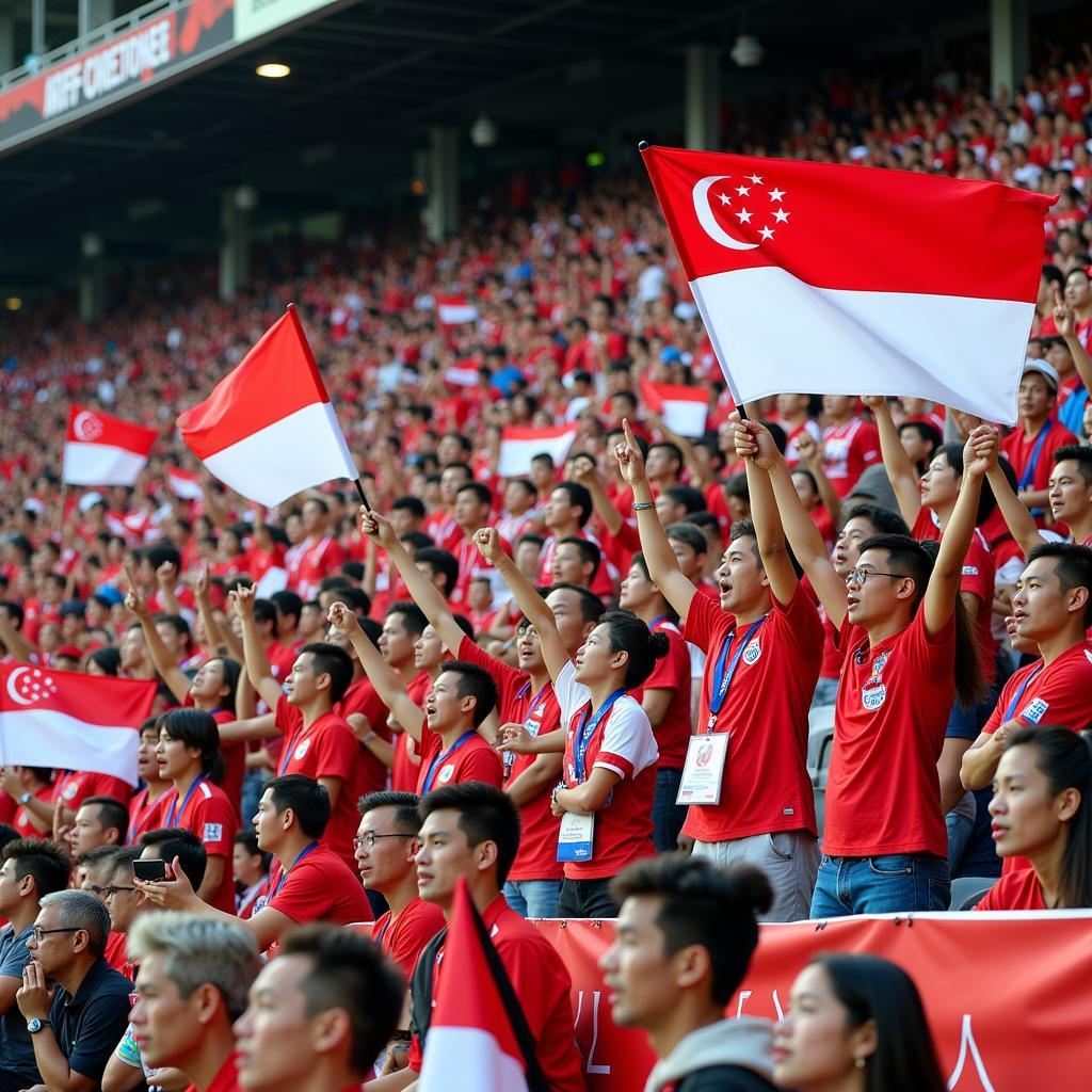 Singapore Indonesia AFF Cup: Cổ Động Viên Cuồng Nhiệt