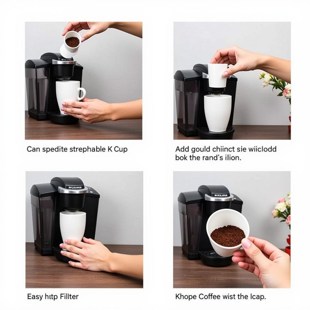 Sử dụng K Cup Reusable Coffee Filter