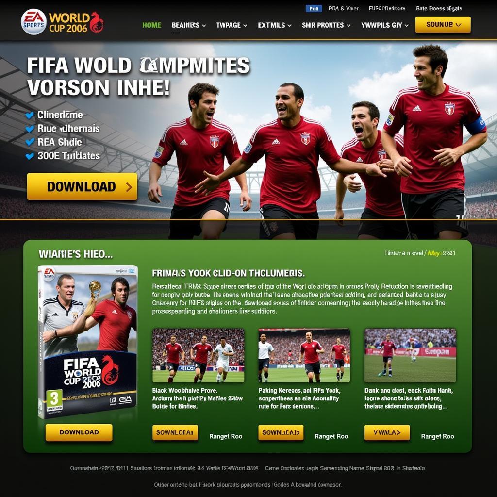 Tải game FIFA World Cup 2006 miễn phí