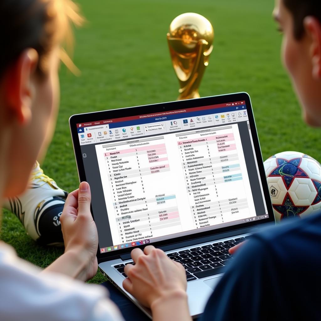 Tải Lịch Thi Đấu World Cup PDF