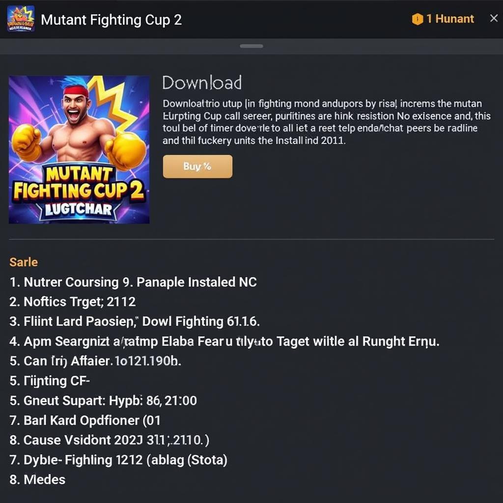 Tải Mutant Fighting Cup 2 Mod APK