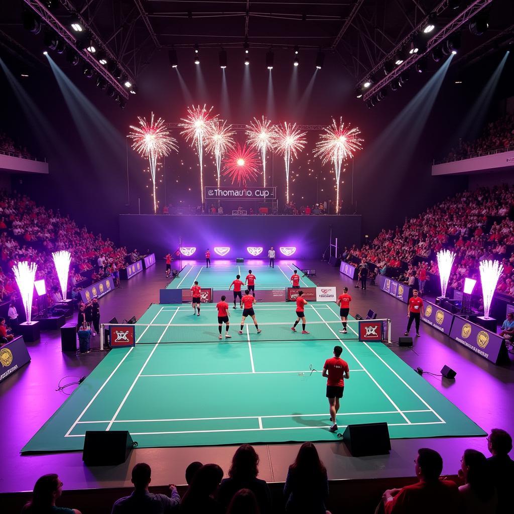 Lễ khai mạc Thomas Cup 2019 đầy màu sắc và sôi động, với sự tham gia của các đội tuyển hàng đầu thế giới.