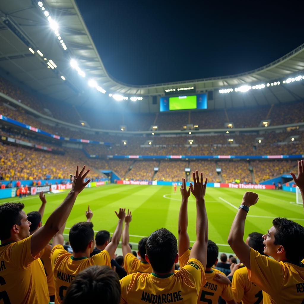 Khán đài sôi động tại World Cup Brazil