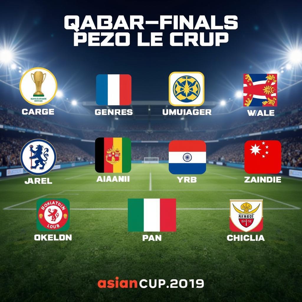 Các đội bóng tại tứ kết Asian Cup 2019