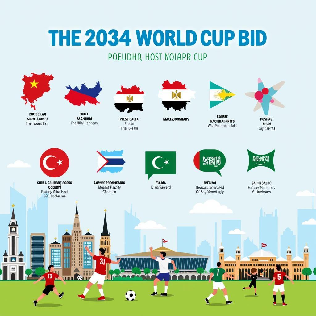 Các ứng cử viên sáng giá cho World Cup 2034