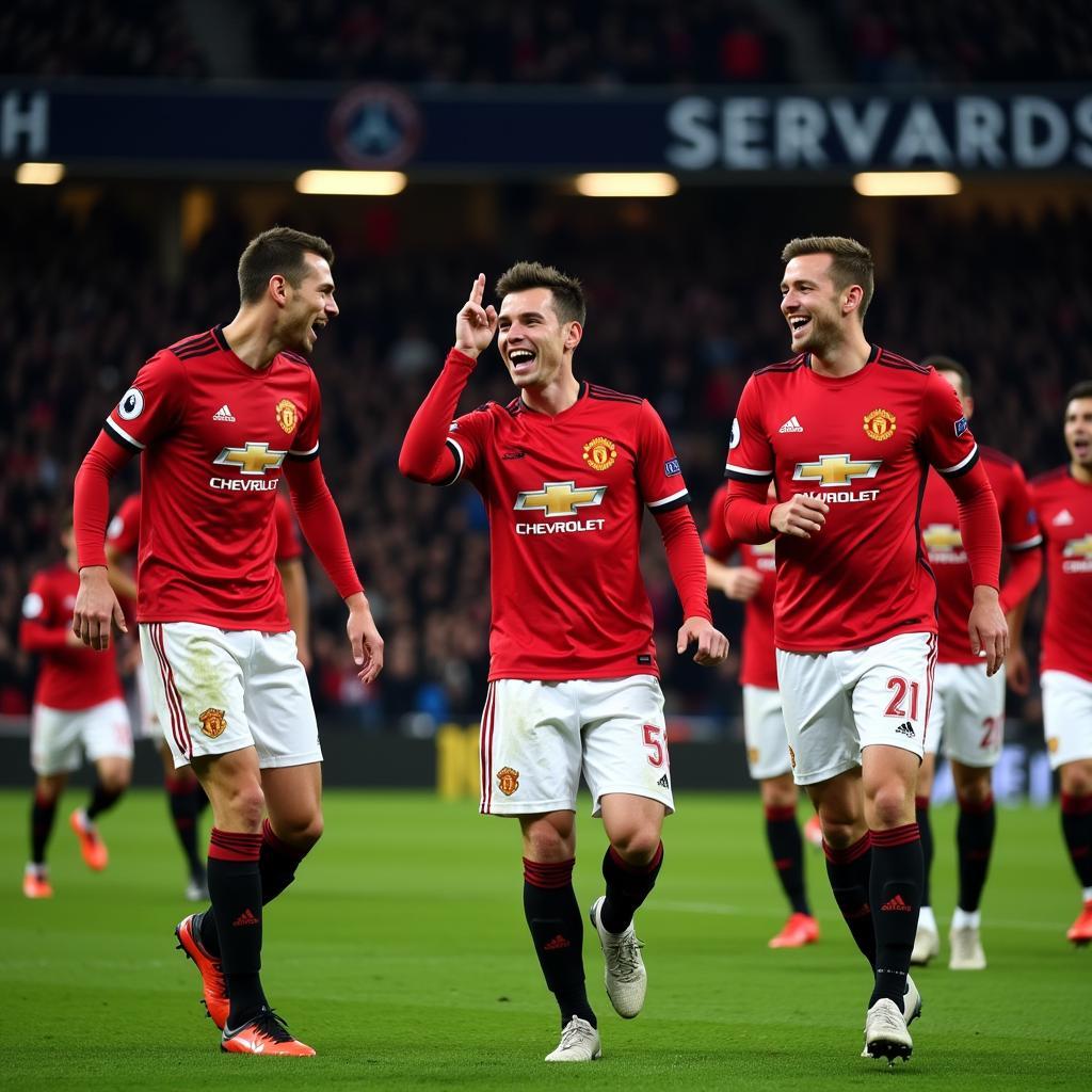 Manchester United lội ngược dòng trước PSG tại vòng 1/8 Cup C1 2019